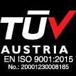 TÜV Austria ISO 9001:2015